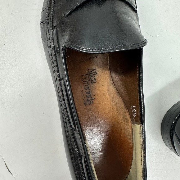 Allen Edmonds Black Leather Loafers size 10.5‎ - Picture 5 of 13